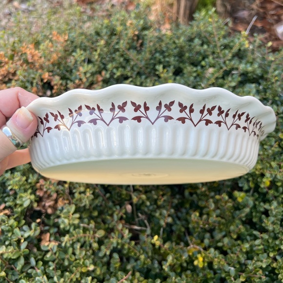 Paula Deen Stoneware Fall Harvest Pie Quiche Dish Plate Ruffled Edge 9" RETIRED - Picture 1 of 7